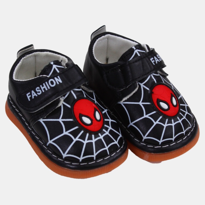 Baby Boys Spiderman Leather Sneakers - Multicolor