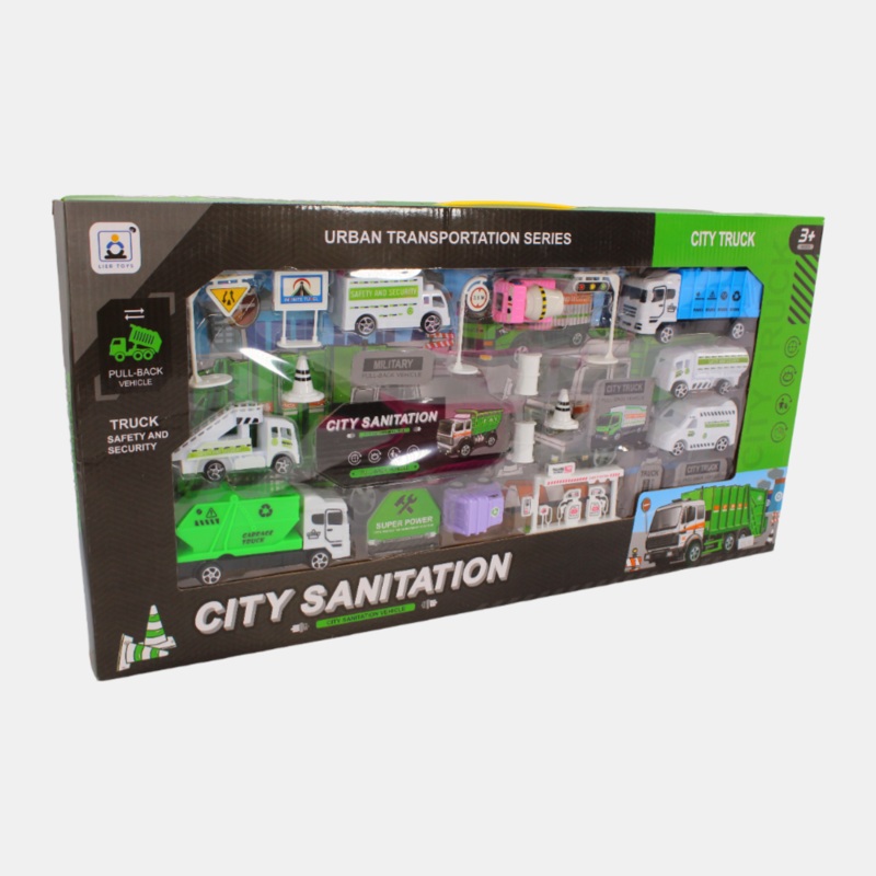 City Sanitation Trucks Playset  Imaginative Fun for Kids