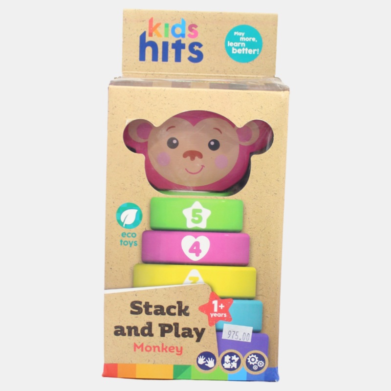 KH20/013Wooden Stack and Play Monkey