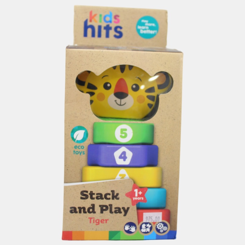 KH20/014Wooden Stack and Play Tiger
