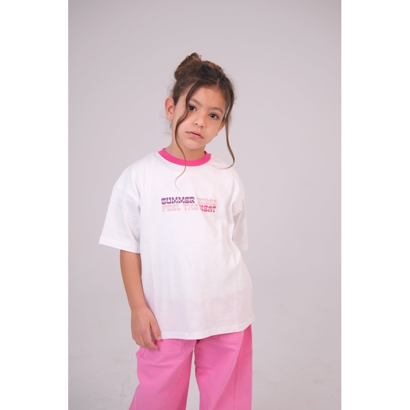 Unisex SUMMER VIBES Short-Sleeved T-Shirt  White