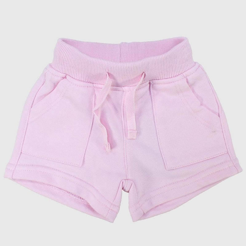 Baby Girls Pink Comfy Shorts|3-6M|6-9M|9-12M|12-18M|18-24M