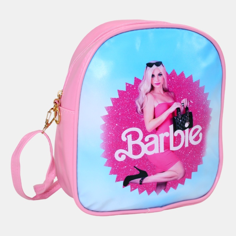 Barbie Shoulder Bag  Pink with Black Glasses Design