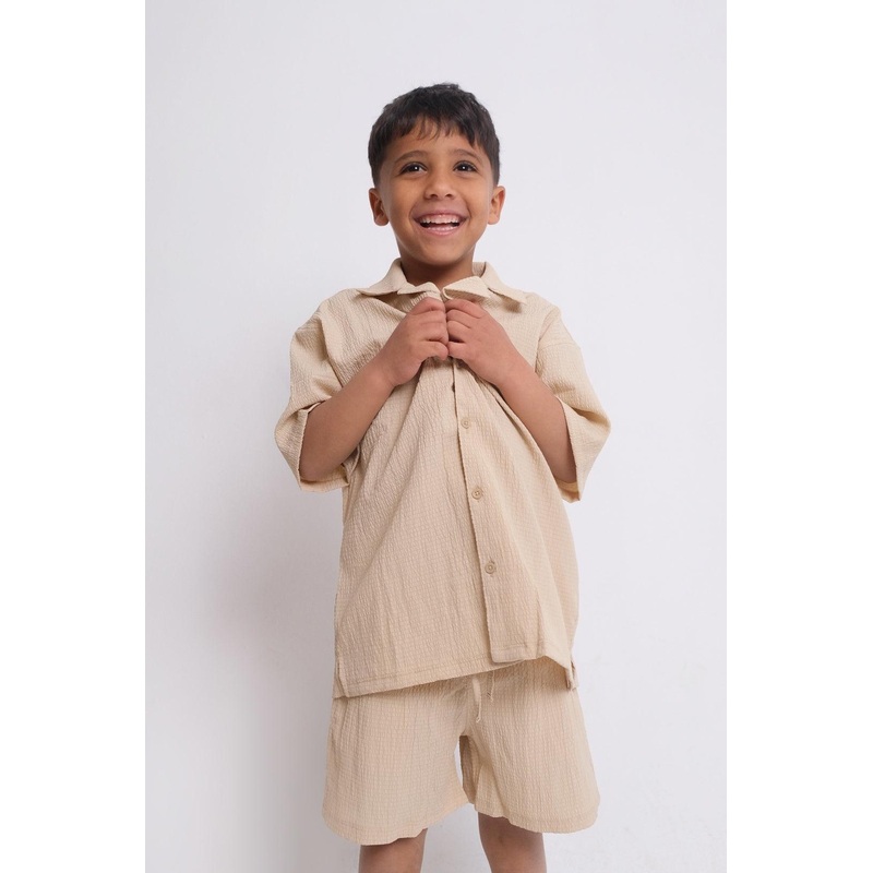 Beige 2-Piece Outfit Set|2-3Y|4-5Y|6-7Y|8-9Y|10-11Y|12-13Y|14-15Y