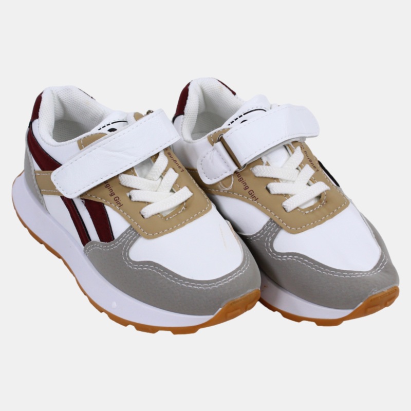 Boys Leather Sneakers  Multicolor