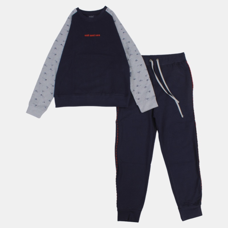 Boys Pajama  Navy Sail and Sea