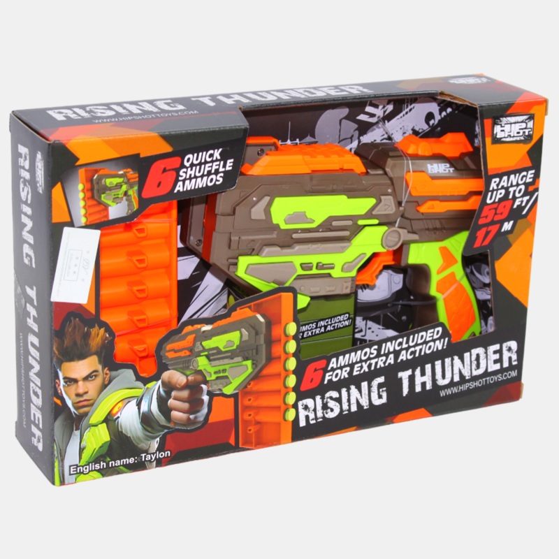 Children's Blaster Toy  Manual with 6 Soft Bullets