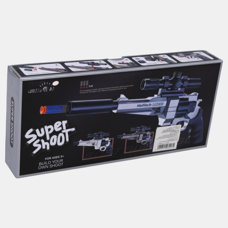 Foam Bullet Gun Toy  Safe & Fun Toy for Kids