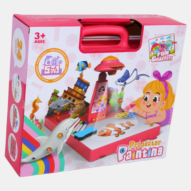 Fun Graffiti Projector Painting