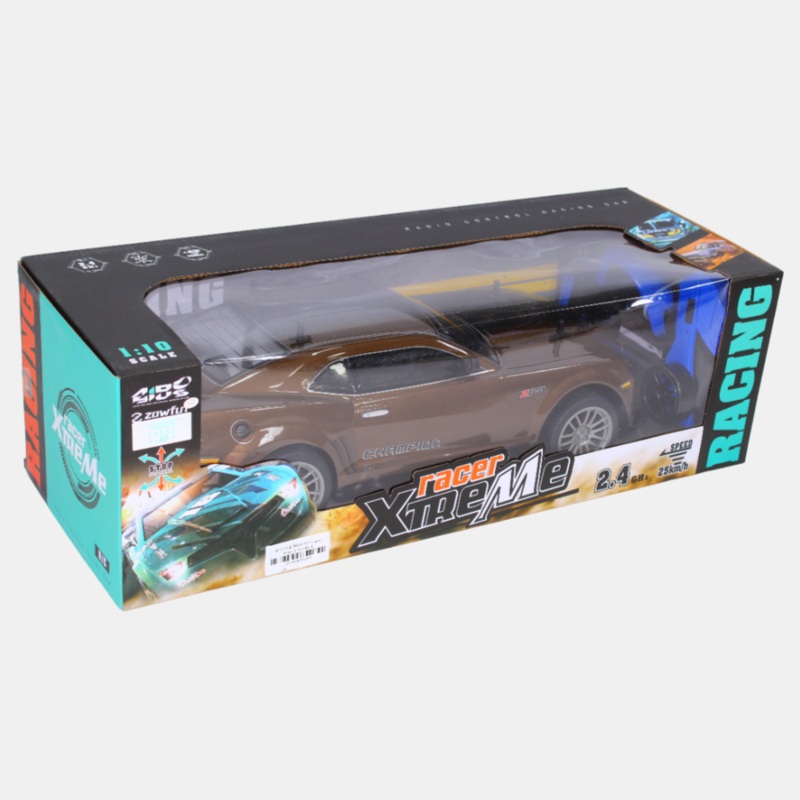 GTR High-Speed Four-Way Remote Control Car  Rechargeable RC Car (Brown)