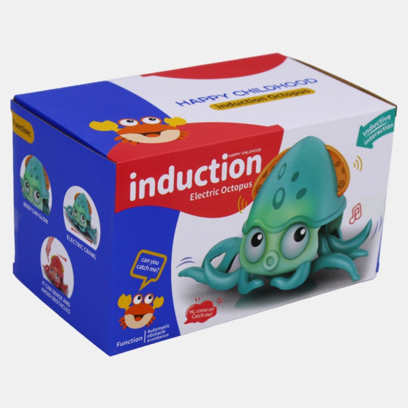Induction Electric Octopus Toy  Interactive Musical Baby Toy