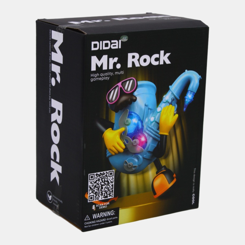 Mr.Rock Musical Cartoon Robot  Singing & Dancing Toy for Kids