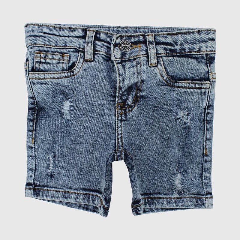 Ripped Blue Jean Shorts|2-3Y|4-5Y|6-7Y|8-9Y|10-11Y|12-13Y