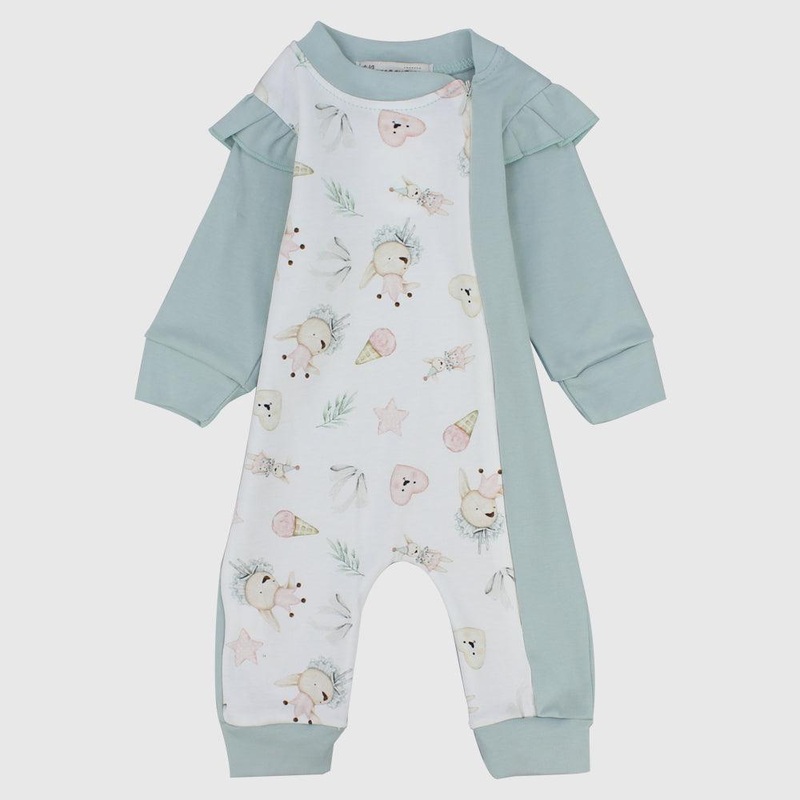 Beary Princess Long-Sleeved Footless Onesie