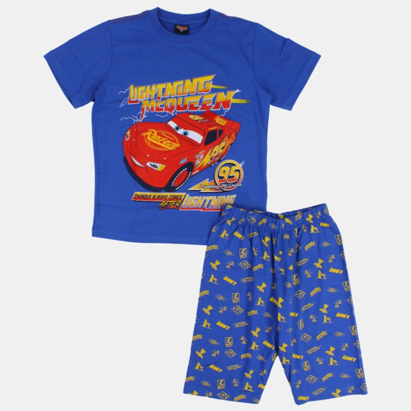 Boys Cotton Pajama Set - Cars Print