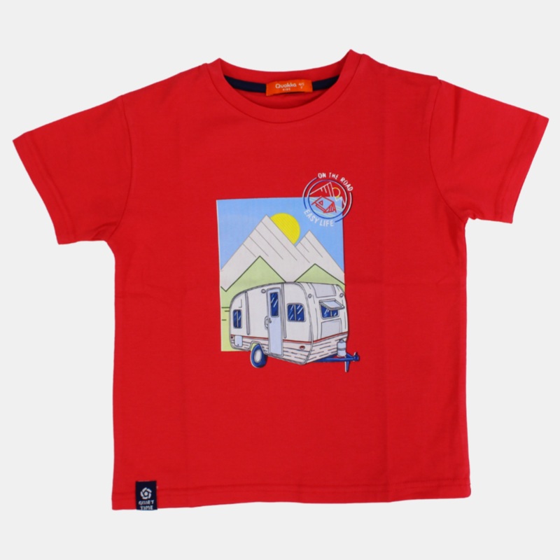 Boys Cotton T-Shirt|White|Watermelon|4-5Y|5-6Y|6-7Y|7-8Y|9-10Y|11-12Y|13-14Y