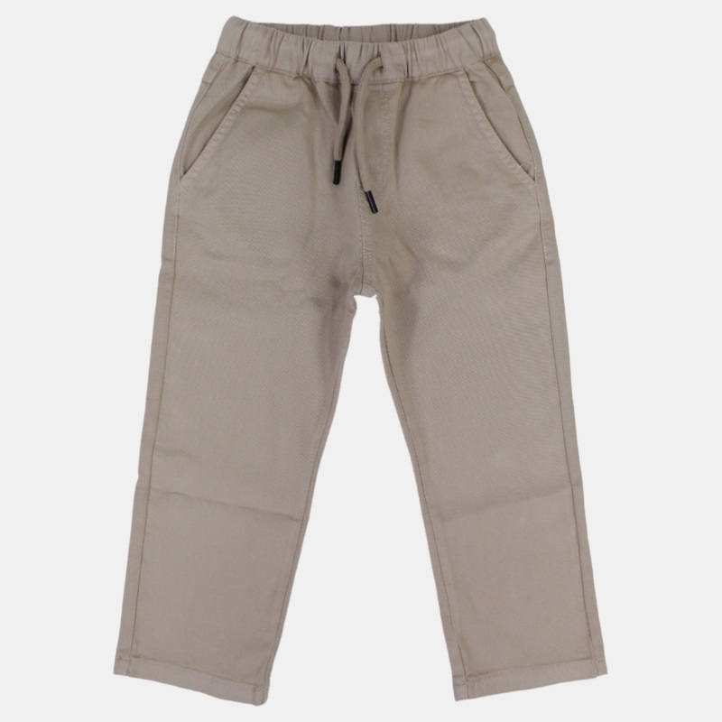 Boys Plain Gabardine Pants|Light beige|Black|4-5Y|5-6Y|6-7Y|8-9Y|10-11Y|12-13Y|14-15Y