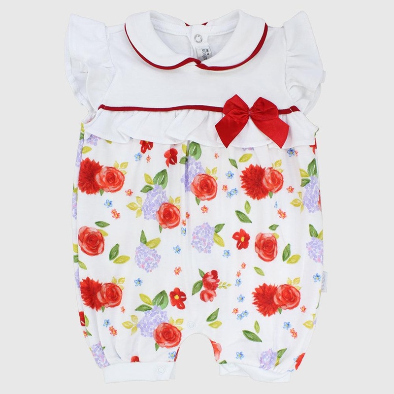Red Roses Sleeveless Romper|Red|Purple|3-6M|6-9M|9-12M|12-18M