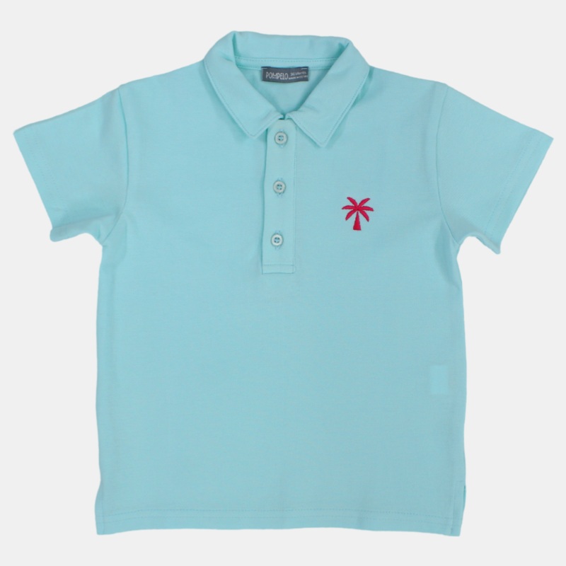 Baby Boys Plain Polo Shirt|Aqua|Pestage|Salmon|6-9M|9-12M|12-18M|18-24M|24-36M|3-4Y