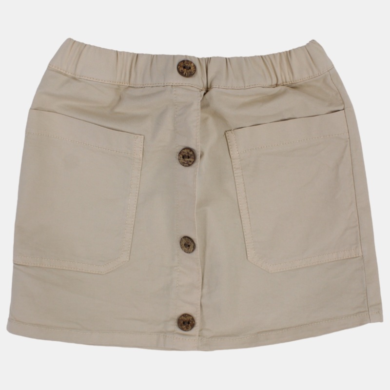 Baby Girls Plain Gabardine Skirt