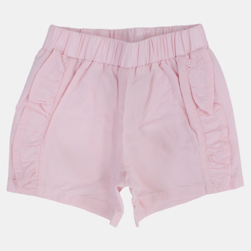 Baby Girls Plain Pastel Shorts