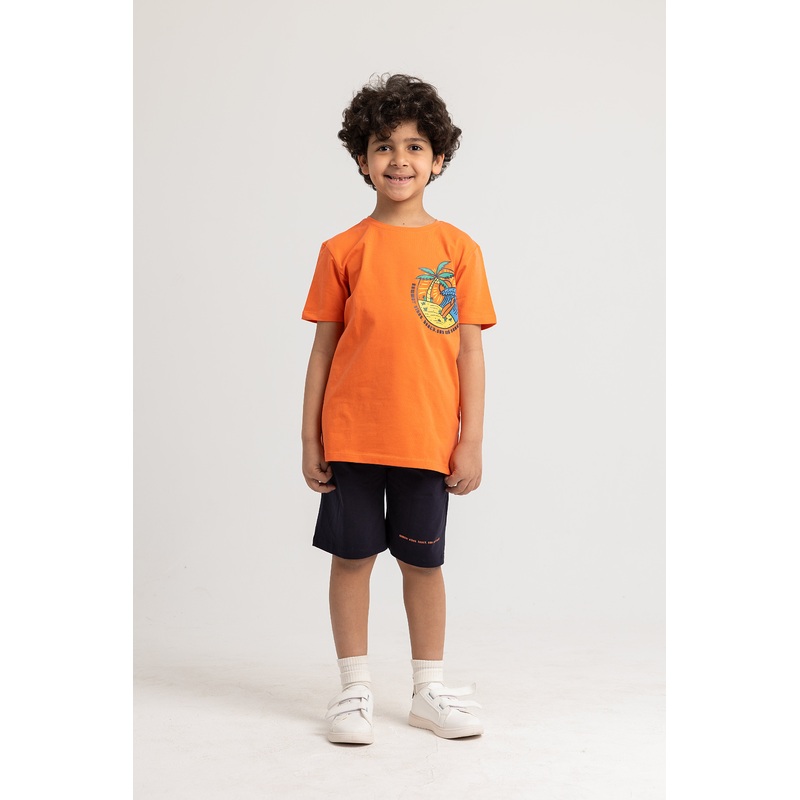 Boys Cotton Pajama Set  Summer Vibes Design
