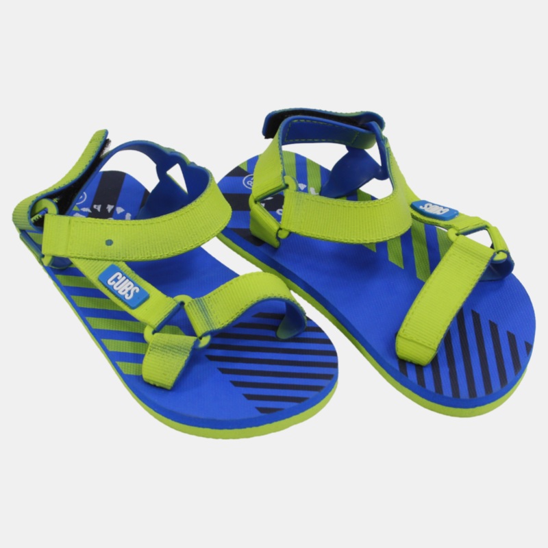 Boys Rubber Sandals  Neon Green