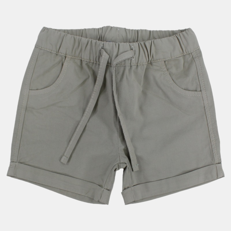 Baby Boys Plain Shorts|D.Green|Beige|6-9M|9-12M|12-18M|18-24M|24-36M|3-4Y