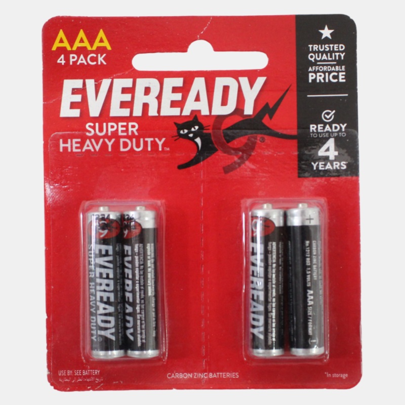 Eveready Super Heavy Duty Battery - Pack of 4