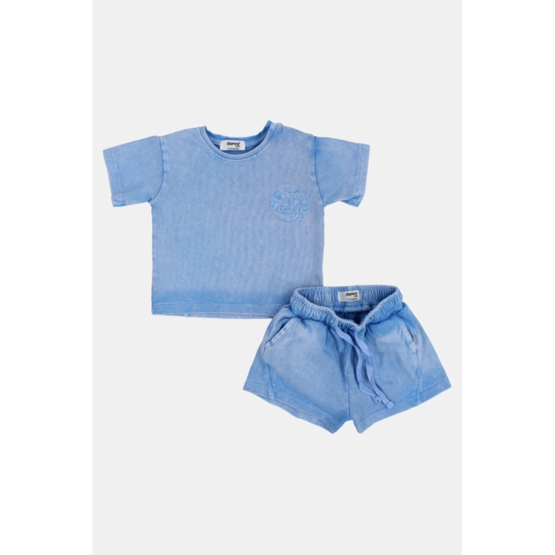 Unisex Baby Babyblue Go Play More Outfit Set