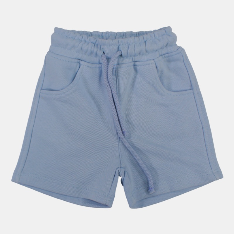 Unisex Baby Cotton Shorts  Baby Blue