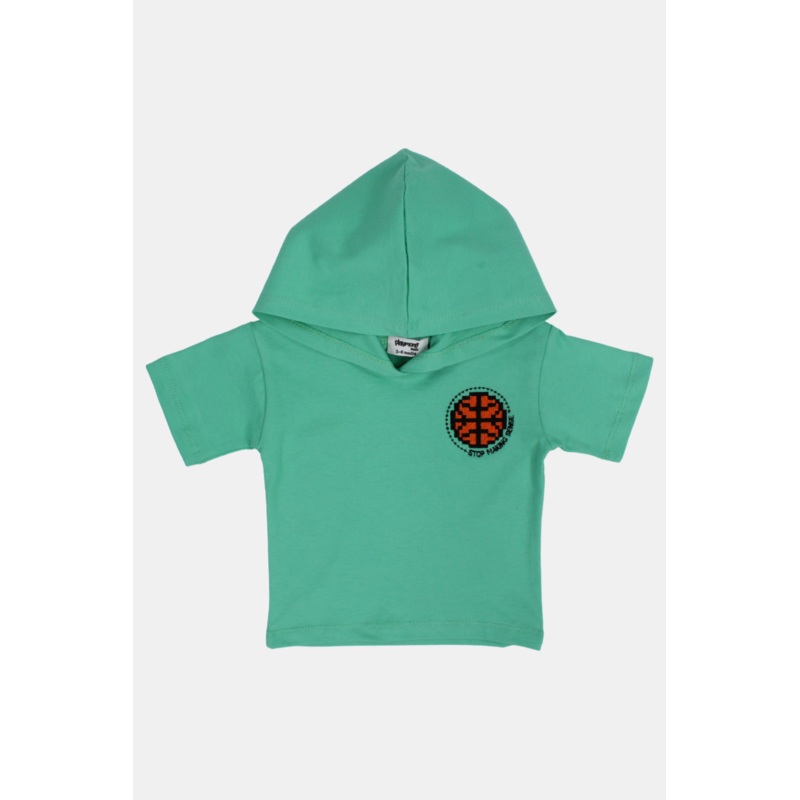 Unisex Baby Mint STOP MAKING SENSE Hooded T-Shirt