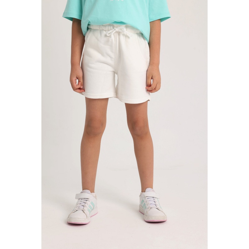 Unisex Cotton Shorts - Off-White