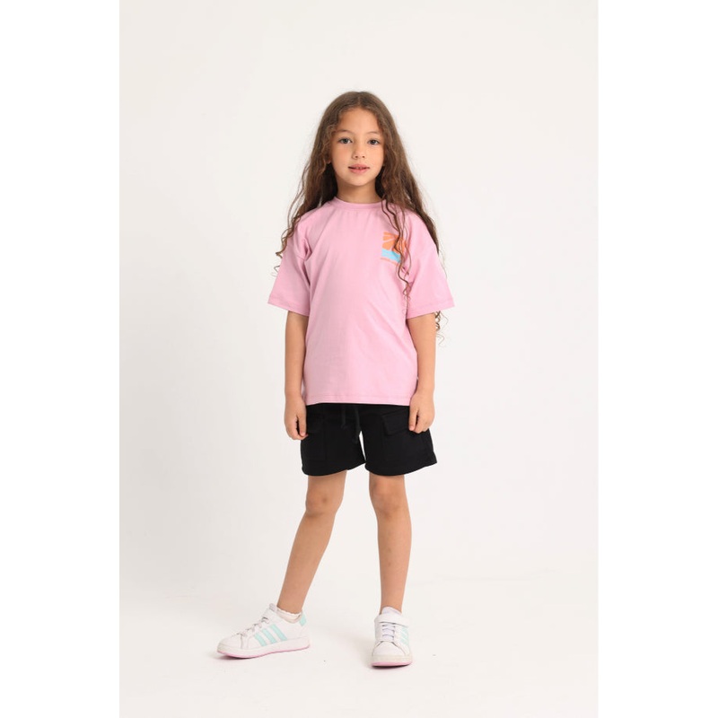Unisex Kids Pink NORTH COAST LOVIN Short-Sleeved T-Shirt