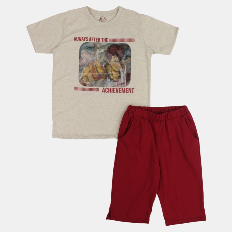 Boys Achievement Short-Sleeved Pajama Set
