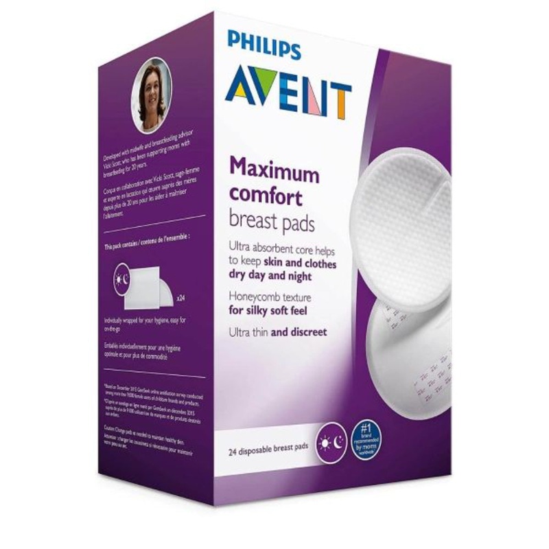 Philips Avent Disposable Breast Pads Day  24 Pieces