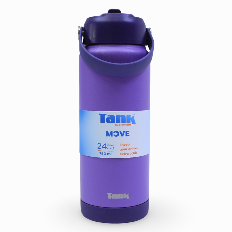 Tank Insulated Stainless Steel Water Bottle 750ml  Grape