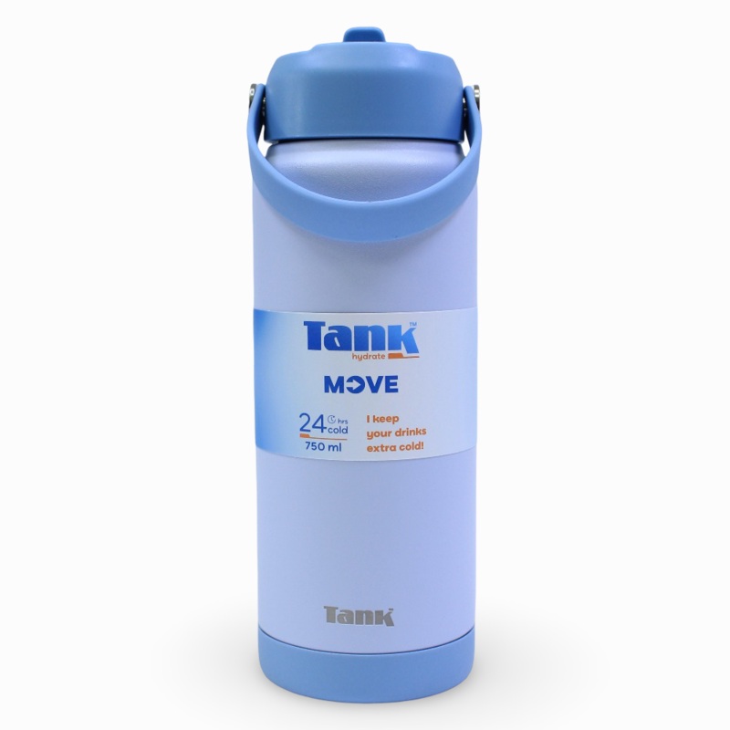 Tank Insulated Stainless Steel Water Bottle 750ml  Sky Blue