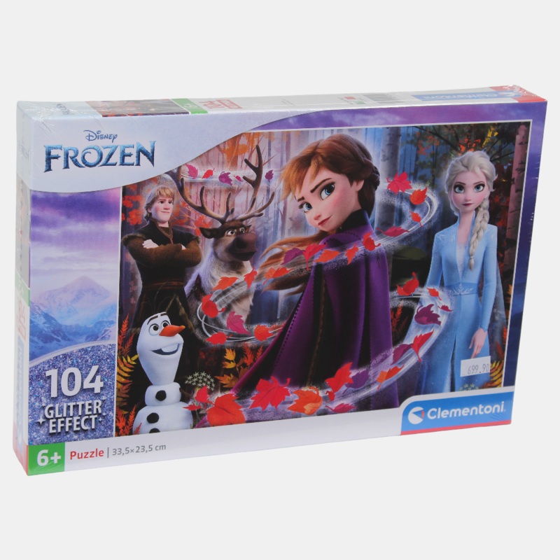 Frozen Glitter Puzzle - 104 Pcs