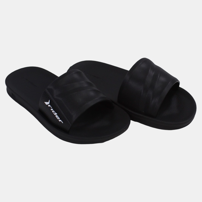 Unisex Rubber Slides - Black|BLACK*BLACK|30|31|32|33|34-35|36|37-38