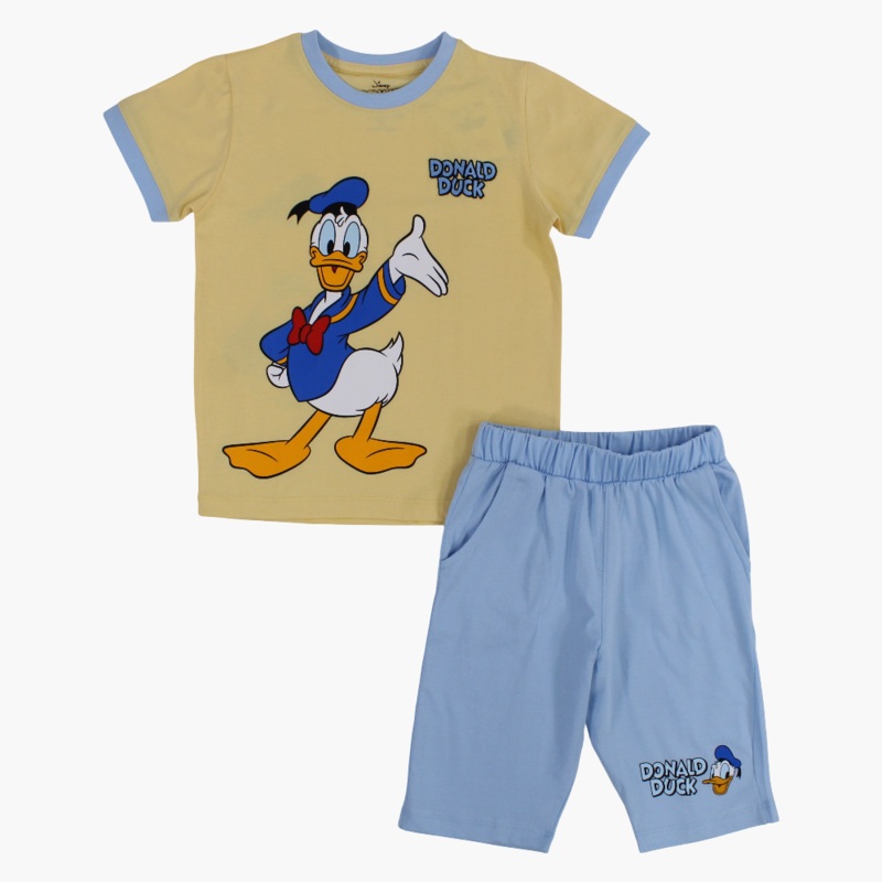 Boys Cotton Pajama Set - Donald Duck Print
