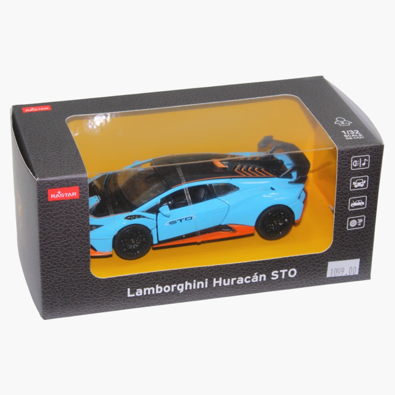 Lamborghini Huracn STO Die-Cast Car - Light Blue