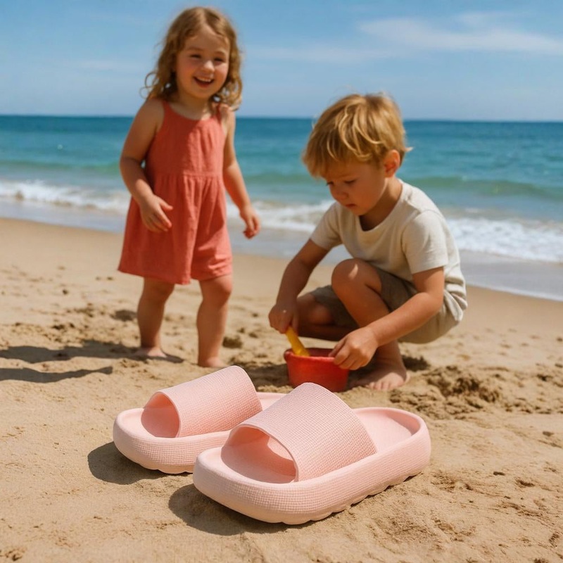 Salmon Rubber Slippers|Salmon|32|33|35|36|37|38|39|40|41|34|31