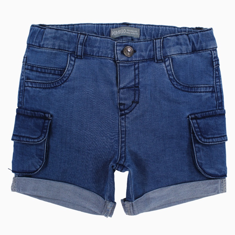 Baby Boys Denim Shorts  Blue|Blue|6-9M|9-12M|12-18M|18-24M|24-36M|3-4Y