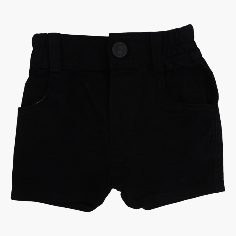Baby Girls Gabardine Shorts  Black
