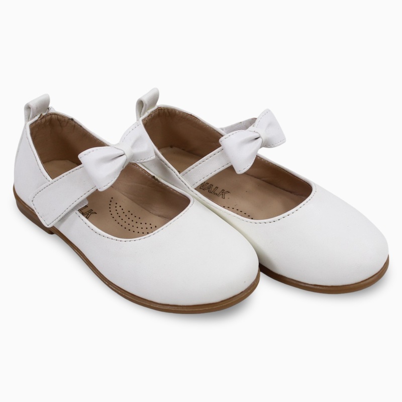 Baby Girls Leather Ballerina - Shiny Finish