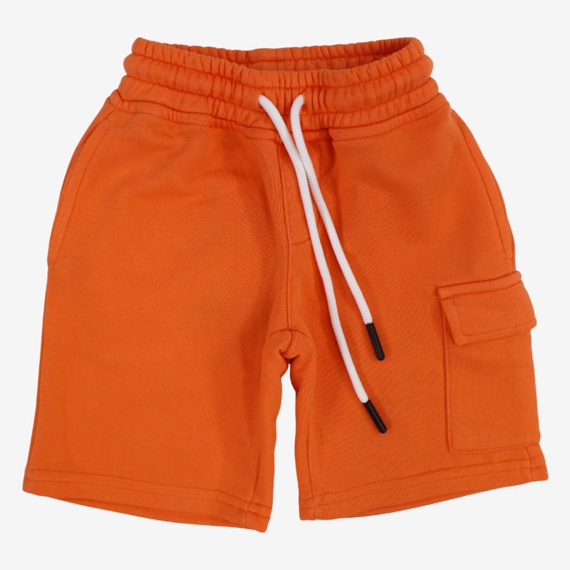 Boys Cotton Shorts  Orange|Orange|4-5Y|5-6Y|6-7Y|7-8Y|9-10Y|11-12Y