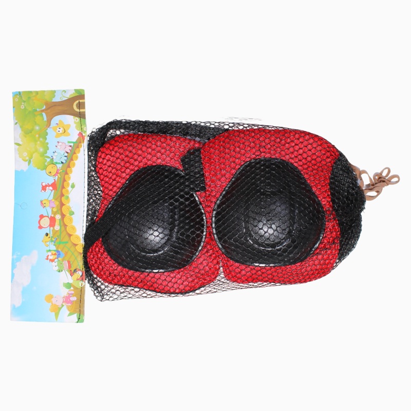 Kids Protective Gear Set  Red & Black