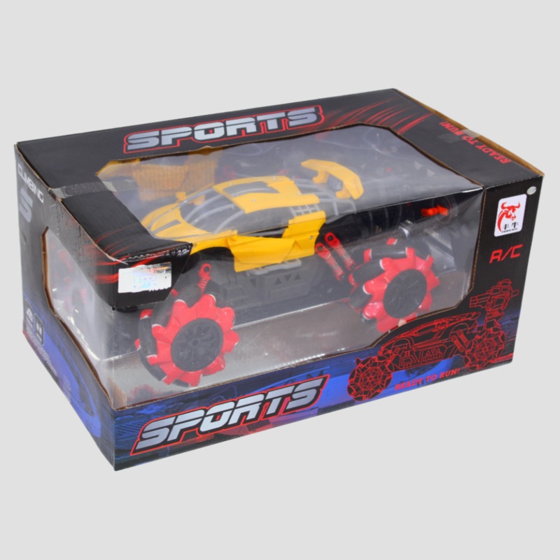 Monster Wheels for Off-Road Vehicles  Durable & High-Performance Tires (Yalow Car)