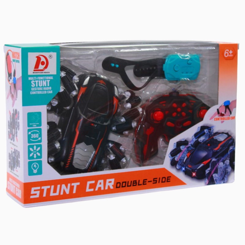 Gesture-Sensing Stunt Car - Black And Red